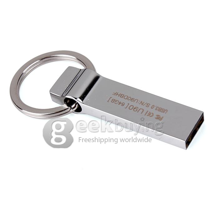 EAGET U90 Portable USB 3.0 64GB U Disk High Speed Mobile Flash Drives - Silver