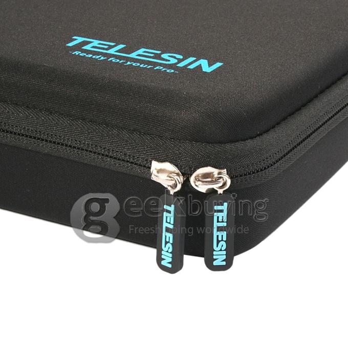 Telesin Three-dimensional Protective Travel Carry Bag Case for Gopro Hero 3+ /3 /2 /1 Camera & Gopro Accessories - Large
