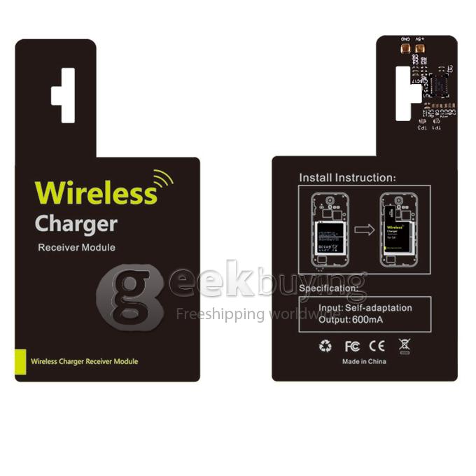 Qi Standard Wireless Charging Receiver Pad for Samsung Galaxy S5 I9600 - Black for Paypal