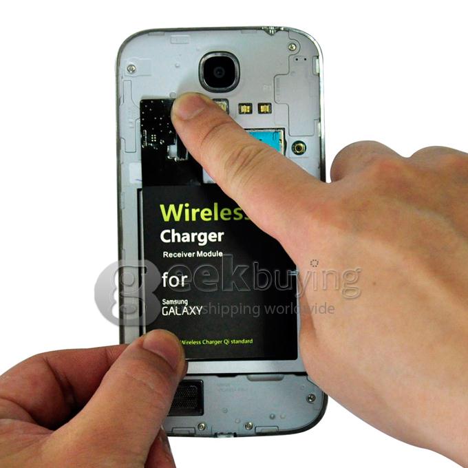 Qi Standard Wireless Charging Receiver Pad for Samsung Galaxy S5 I9600 - Black for Paypal