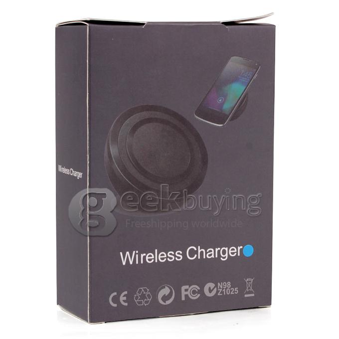 QI Standard Wireless Charger Charging Pad For iphone 5s Nexus 5 7 S4 Note3 Nokia -Blue