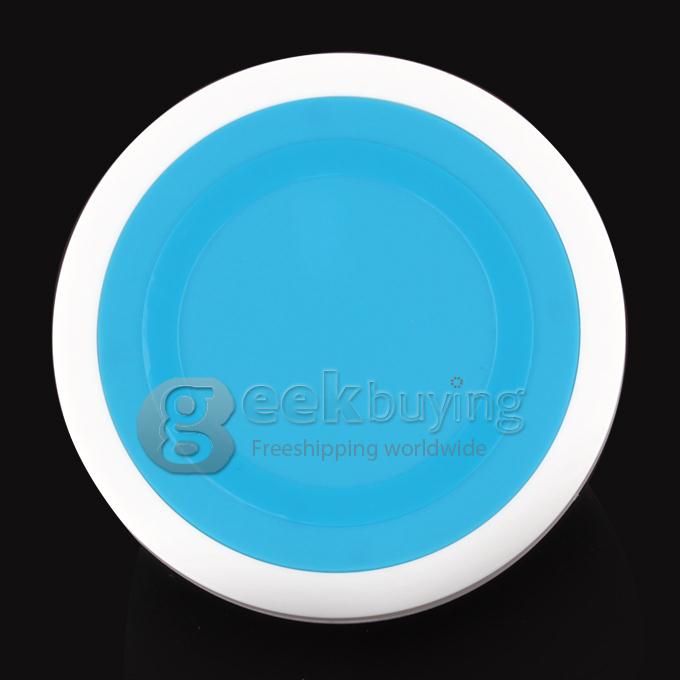 QI Standard Wireless Charger Charging Pad For iphone 5s Nexus 5 7 S4 Note3 Nokia -Blue