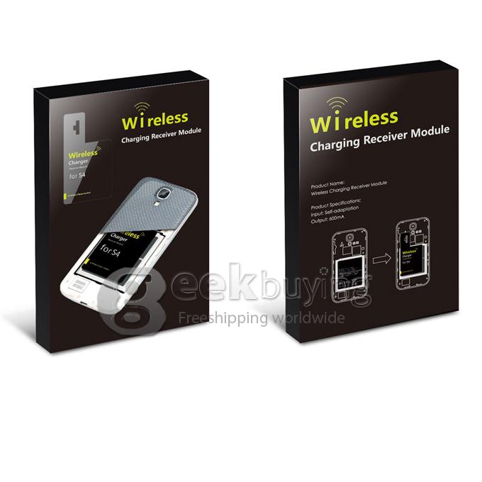 Qi Standard Wireless Charging Receiver Pad for Samsung Galaxy S5 I9600 - Black for Paypal