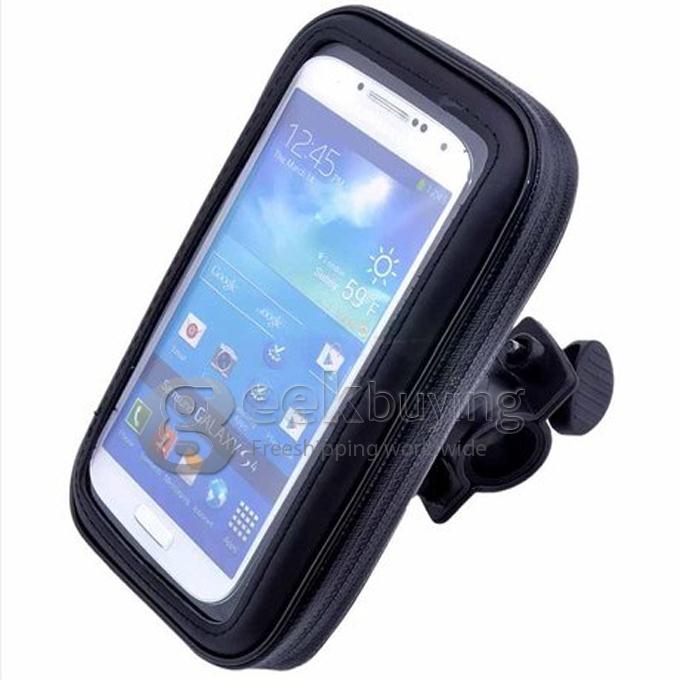 New Universal Bicycle Waterproof Phone Cover Bag Pouch Handlebar Mount Holder Cradle For N7100/Note3 5.5