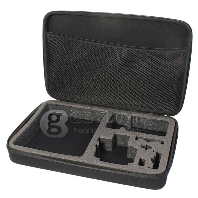 Telesin Three-dimensional Protective Travel Carry Bag Case for Gopro Hero 3+ /3 /2 /1 Camera & Gopro Accessories - Large