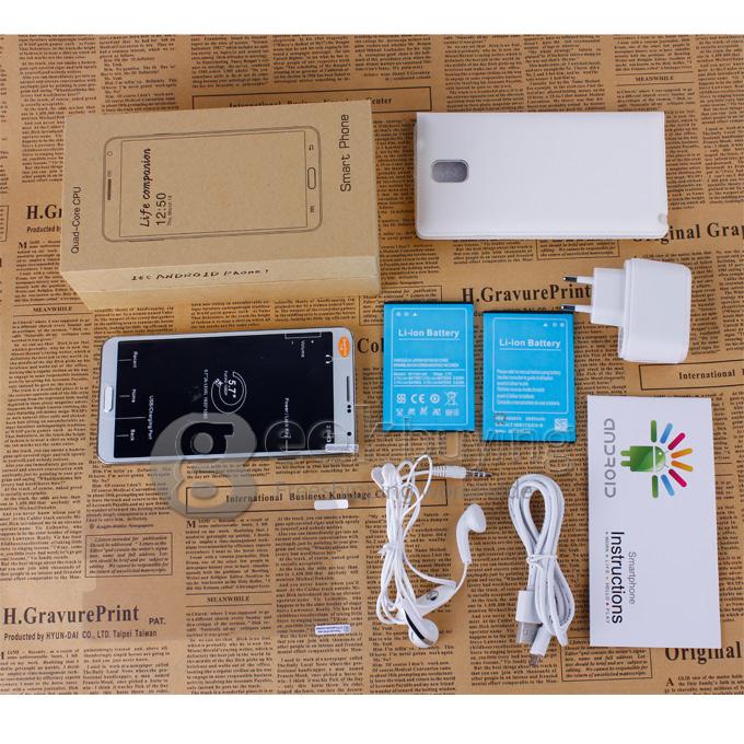 Ulefone N9002 5.7Inch HD Screen MTK6582 1.3GHz Quad Core 1GB+8GB Android 4.2 3G/GPS - White