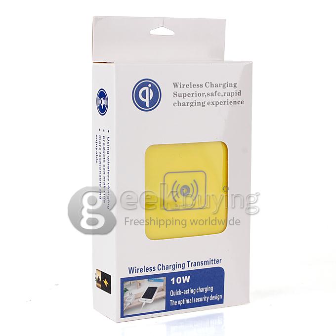 X5 Wireless Charger Support QI standard with Vent for Cell phone Mobile Phone - White