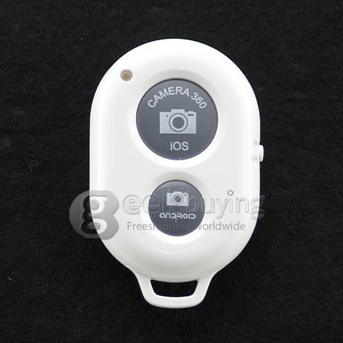 New Bluetooth Remote Control Camera Self-Timer for iPhone 5 5S 5C Samsung Galaxy Note2/3 I9500 -White