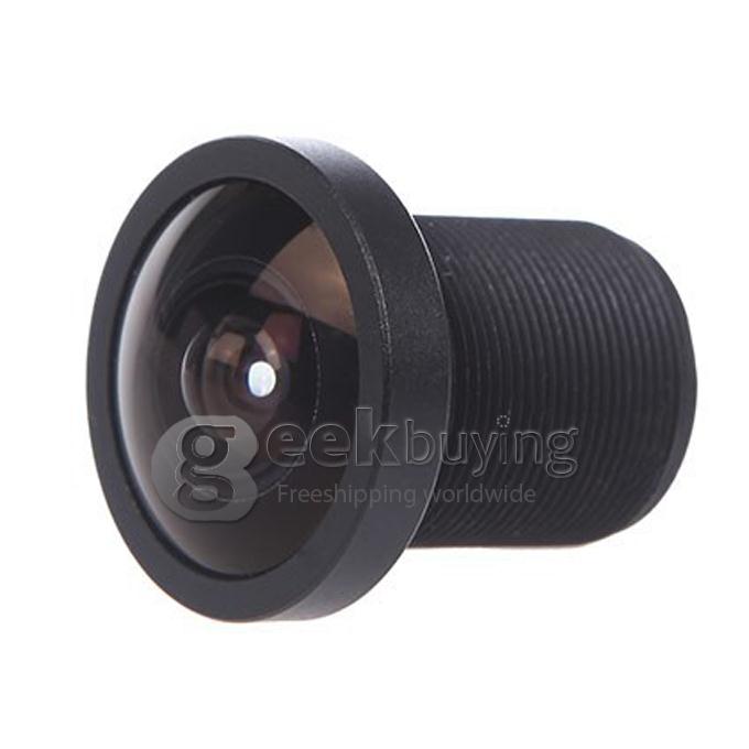 170 Degrees Wide Angle Lens with M12 Thread Interface For Sport Camera Gopro Hero 1 2 - Black