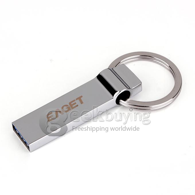 EAGET U90 Portable USB 3.0 64GB U Disk High Speed Mobile Flash Drives - Silver