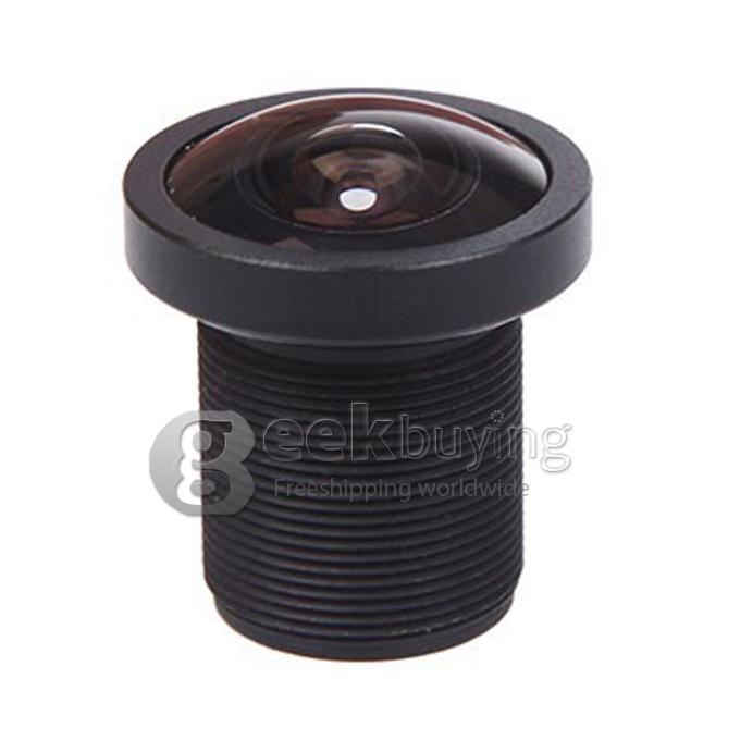 170 Degrees Wide Angle Lens with M12 Thread Interface For Sport Camera Gopro Hero 1 2 - Black