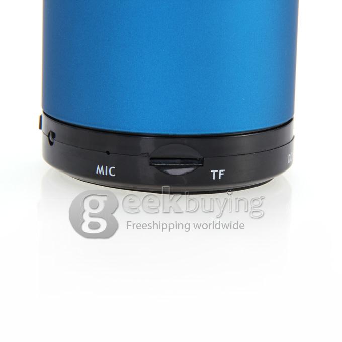 Wireless Portable Mini Bluetooth Speaker for Smart Phone MP3 PAD with Mic - Blue