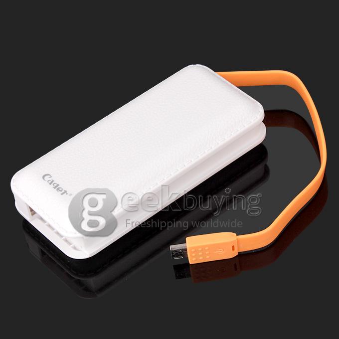 Cager B069 5000mAh Power Bank for iPhone6 Plus, iPad, Cellphones, MP3, MP4 (Output DC 5V 1.5A)