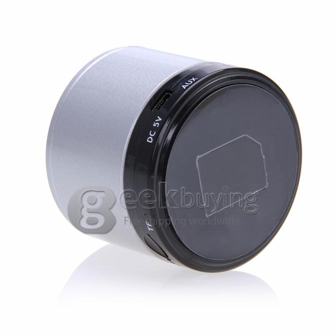 Wireless Portable Mini Bluetooth Speaker for Smart Phone MP3 PAD with Mic - Silver