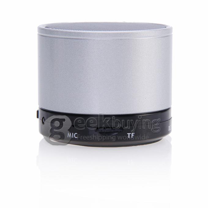 Wireless Portable Mini Bluetooth Speaker for Smart Phone MP3 PAD with Mic - Silver