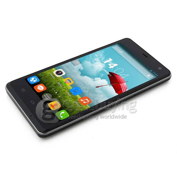 THL Ultrathin 4400 5.0inch MTK6582 1.3GHz Quad core Smartphone IPS HD Screen 1GB 4GB 13.0MP Android 4.2 4400mAh OTG Miracast - Black