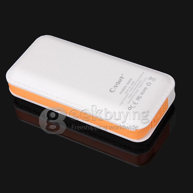 Cager B069 5000mAh Power Bank for iPhone6 Plus, iPad, Cellphones, MP3, MP4 (Output DC 5V 1.5A)