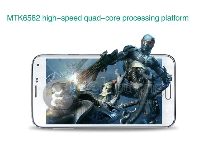 NO.1 S7 PRO MTK6582 Quad Core 1.3GHz 5.0Inch Android 4.2 OS Smartphone 1GB RAM 16GB ROM IPS HD Screen 13.0MP I9600 3G/GPS/Air gesture/OTG