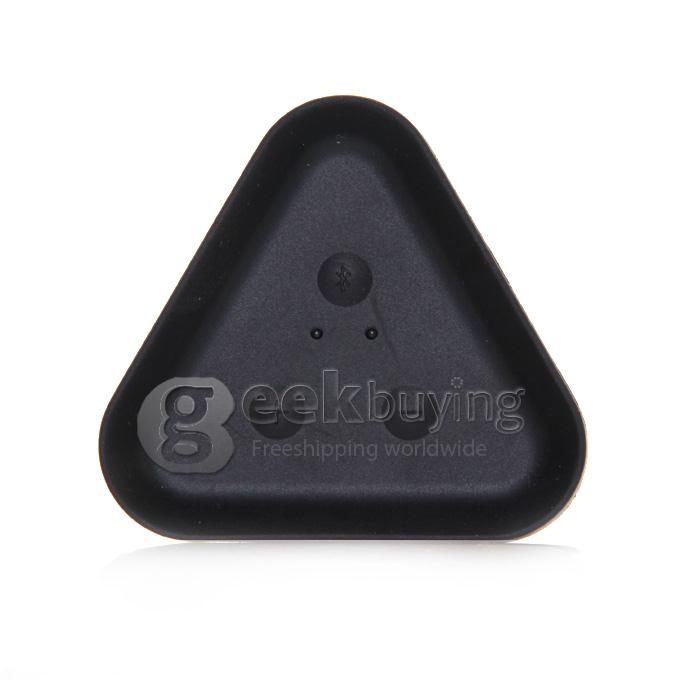 Portable Shockproof Wireless Remote Control Bluetooth Stereo Speaker - Black