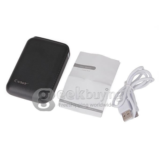 Cager B15 7200mAh Portable Power Bank Power Station Power Tube for iPhone6 Plus, iPad, Cellphones, MP3, MP4