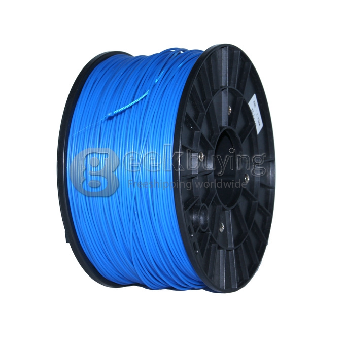 3D Printer Material ABS Filaments Consumables 1.75mm 1kg Plastic Cable - Blue