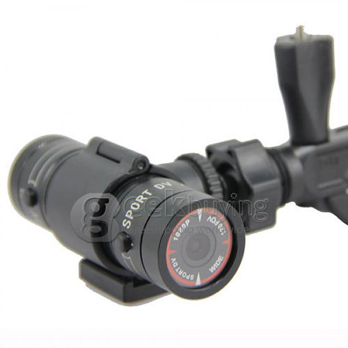 F9 Multifunctional Weatherproof 5.0 MP HD 1080p H.264 Mini Sports DV Action Camcorder Helmet DVR with 3 Mounting Accessories