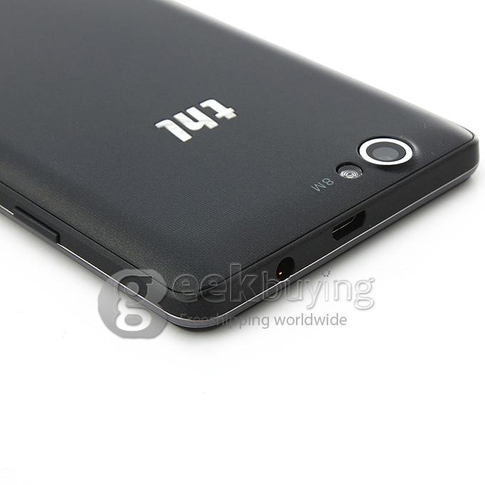 THL Ultrathin 4400 5.0inch MTK6582 1.3GHz Quad core Smartphone IPS HD Screen 1GB 4GB 13.0MP Android 4.2 4400mAh OTG Miracast - Black