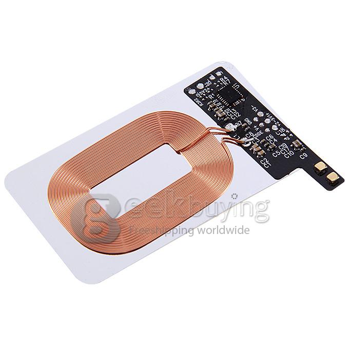 Qi Standard Wireless Charging Receiver Pad for Samsung Galaxy S5 I9600 - Gold