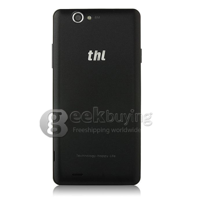 THL Ultrathin 4400 5.0inch MTK6582 1.3GHz Quad core Smartphone IPS HD Screen 1GB 4GB 13.0MP Android 4.2 4400mAh OTG Miracast - Black
