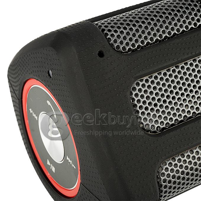 S33 Portable Waterproof/Shockproof Bluetooth Wireless Stereo Speaker with 7000mA Backup Power Support Mic -Black