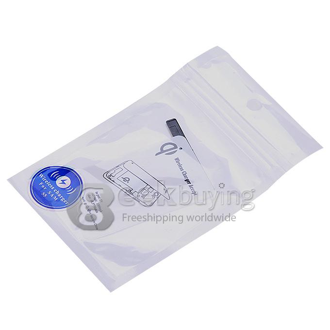 Qi Standard Wireless Charging Receiver Pad for Samsung Galaxy S5 I9600 - White