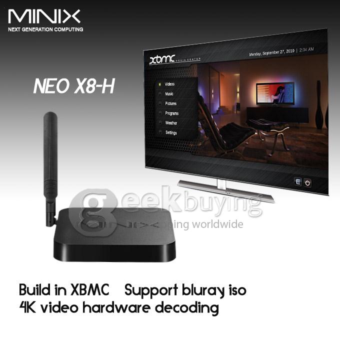 Bundle Deal MINIX NEO X8-H (X8H) Amlogic S802-H Quad Core Google Android 4.4 TV BOX + Tronsmart TSM01 English Version Air Mouse & Keyboard