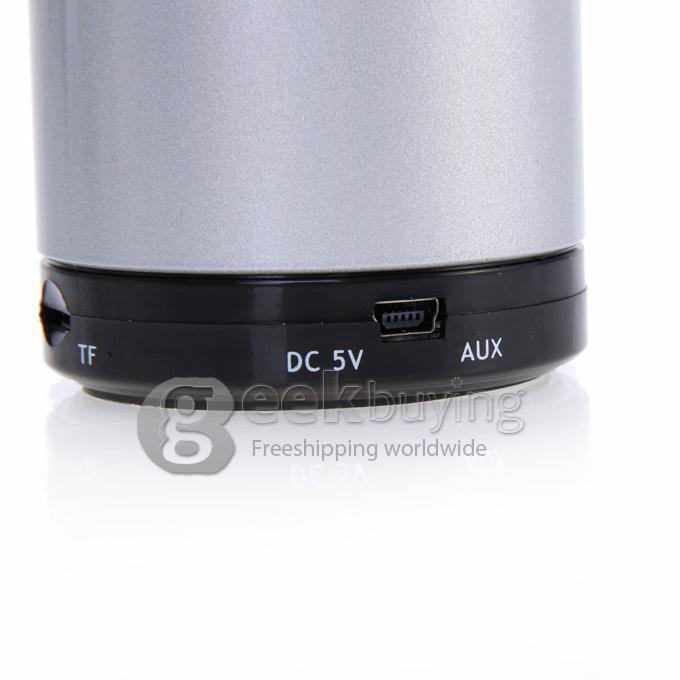 Wireless Portable Mini Bluetooth Speaker for Smart Phone MP3 PAD with Mic - Silver