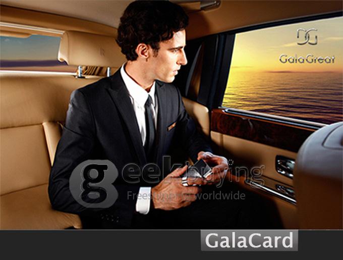 GalaRing Smart GalaCard C1 Fashion NFC card for Smart Phone Exchange Cards Function -Black