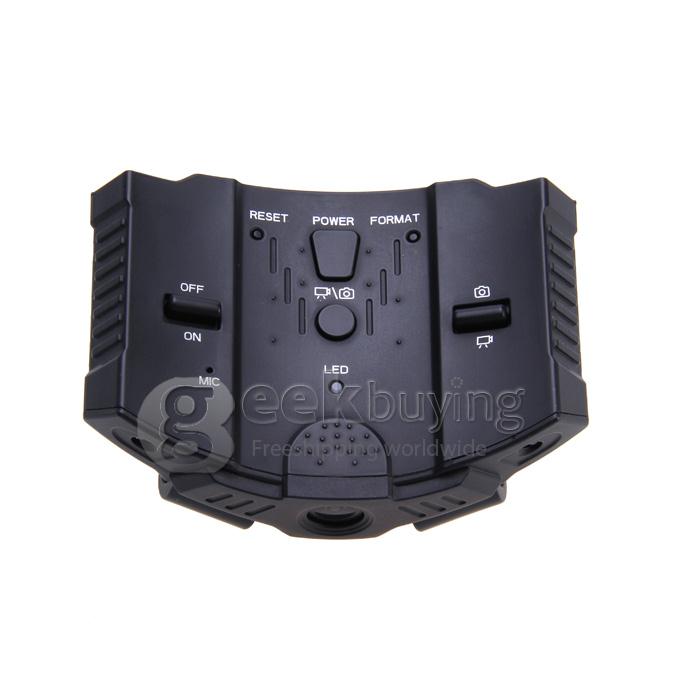 F29 5.0 Megapixels CMOS HD 720P Sports Camera Action DV Cap Mount Camcorder Weatherproof with LED Nightvision HDMI (Black)