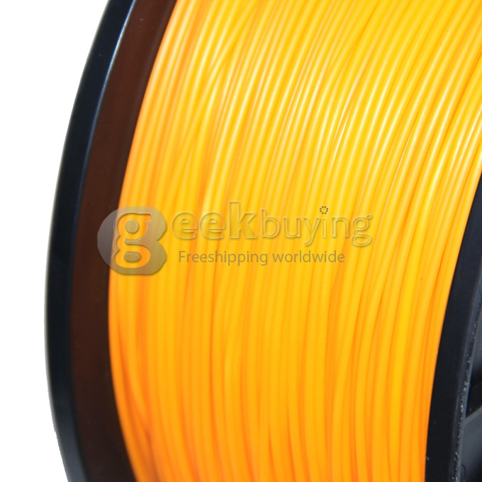 3D Printer Material PLA Filaments Consumables 3mm 1kg Plastic Cable - Orange