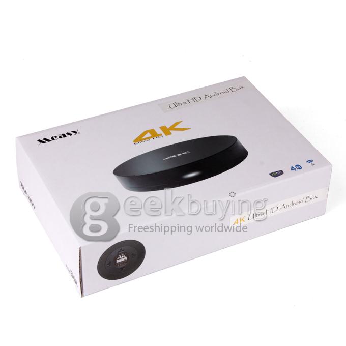 Measy B4A Amlogic S802 Quad-Core 2.0GHz Android 4.4 TV BOX HDMI HDD Player 2G/8G Bluetooth XBMC Support Miracast/DLNA OTA