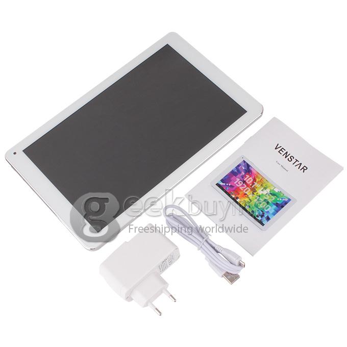 Venstar ACE 10 RK3188 1.6GHz 10.1 inch Tablet PC Android 4.2 Quad Core IPS Capacitive Touch Screen 1920*1200 2+16G White