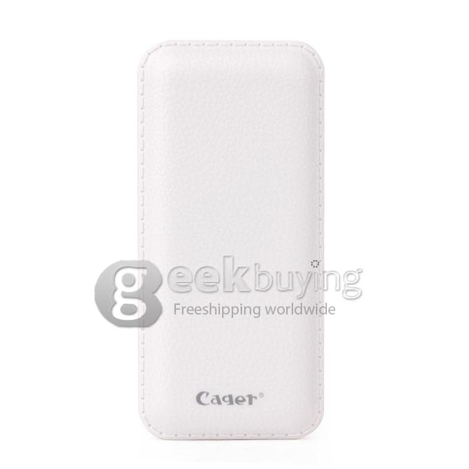 Cager B069 5000mAh Power Bank for iPhone6 Plus, iPad, Cellphones, MP3, MP4 (Output DC 5V 1.5A)
