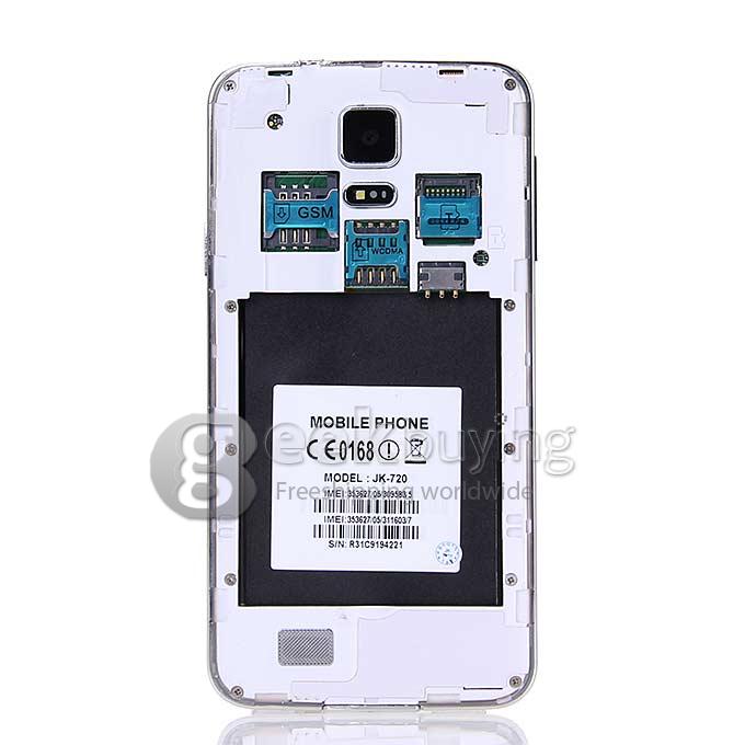 JIAKE JK3/JK-720 MTK6592 Octa Core 1.7GHz 5.0 Inch Android 4.4 OS Smartphone 1GB RAM 8GB ROM 8.0MP 2.0MP 3G GPS - Black
