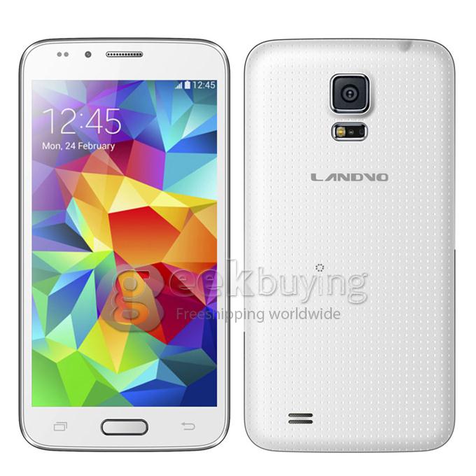Landvo L900 MTK6582 Quad Core 1.3GHz 5.0Inch Android 4.2 OS Smartphone 1GB RAM 4GB ROM 5.0MP Air 3G/Air gesture White