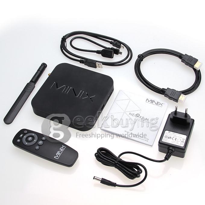 Bundle Deal MINIX NEO X8-H (X8H) Amlogic S802-H Quad Core Google Android 4.4 TV BOX + Tronsmart TSM01 English Version Air Mouse & Keyboard