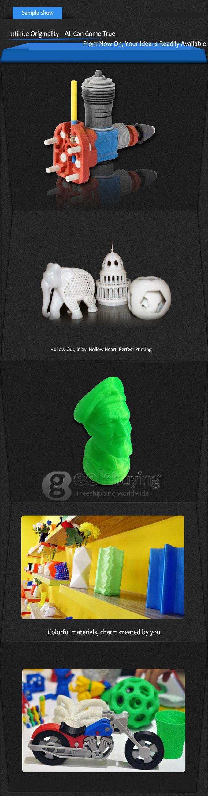 Z603 3D Printer Desktop Printer LCD Display High Precision Metal Frame Three-Dimensional Physical Printer