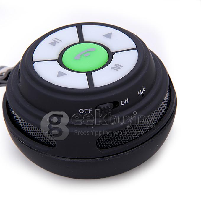 Portable Wirless Bluetooth Sport Speaker with Chain for Hiking Bicycling Camping - Black