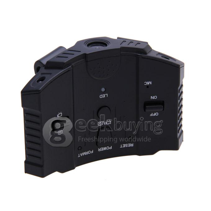 F29 5.0 Megapixels CMOS HD 720P Sports Camera Action DV Cap Mount Camcorder Weatherproof with LED Nightvision HDMI (Black)