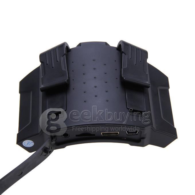 F29 5.0 Megapixels CMOS HD 720P Sports Camera Action DV Cap Mount Camcorder Weatherproof with LED Nightvision HDMI (Black)