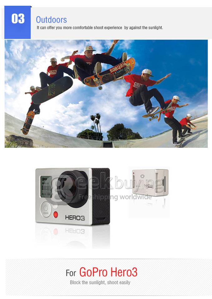 Silicone Protective Dirtproof Soft Rubber Case Cover Skin for Gopro HD Hero 3+ / 3 Camera (Green)