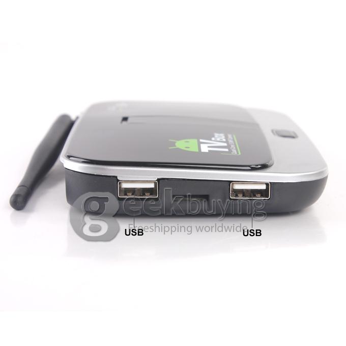 CS918S Allwinner A31 1.0GHz Quad Core Android 4.2.2 Mini TV BOX HDMI HDD Player 1G/8G Bluetooth RJ45 2.0MP Camera MIC External WIFI Antenna