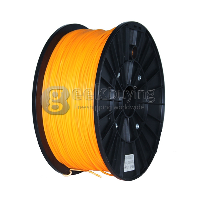3D Printer Material PLA Filaments Consumables 3mm 1kg Plastic Cable - Orange