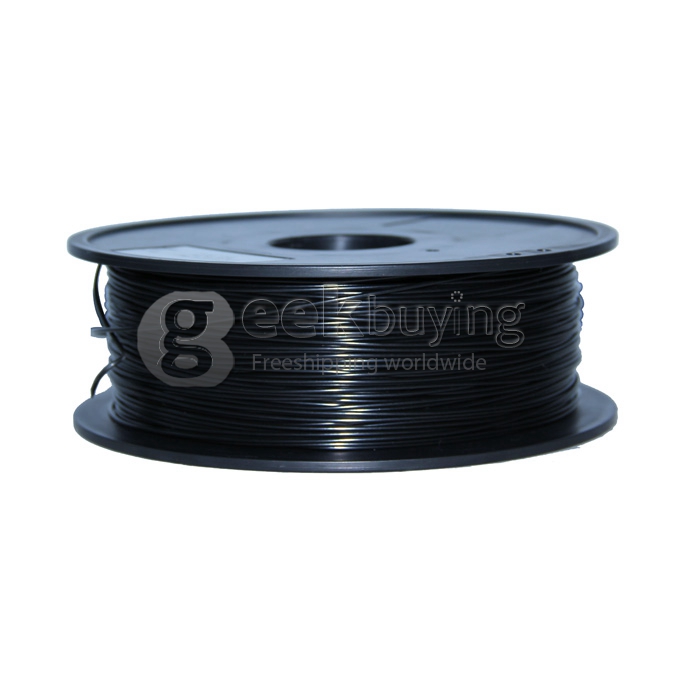 3D Printer Material PLA Filaments Consumables 1.75mm 1kg Plastic Cable - Black